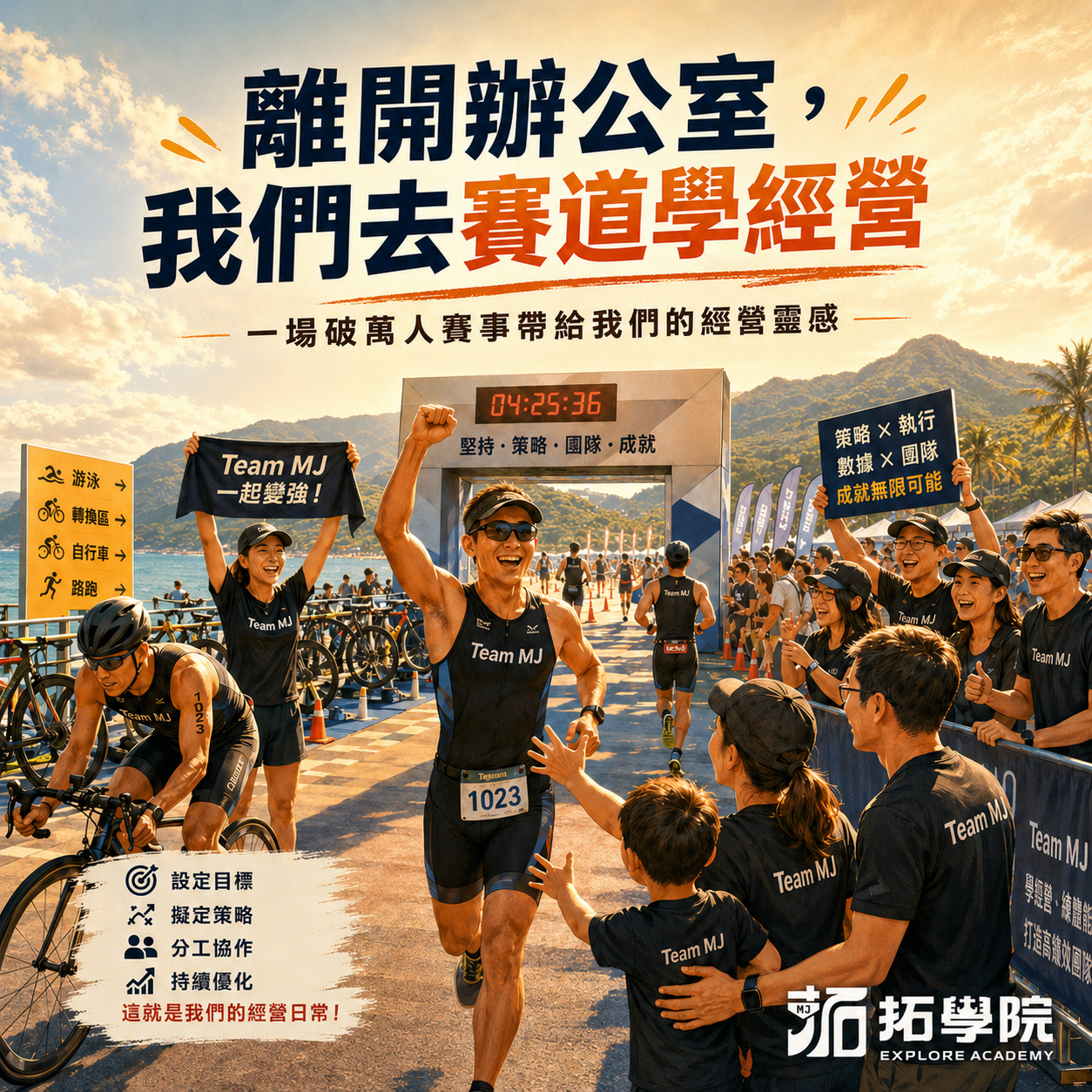 離開辦公室我們去賽道學經營