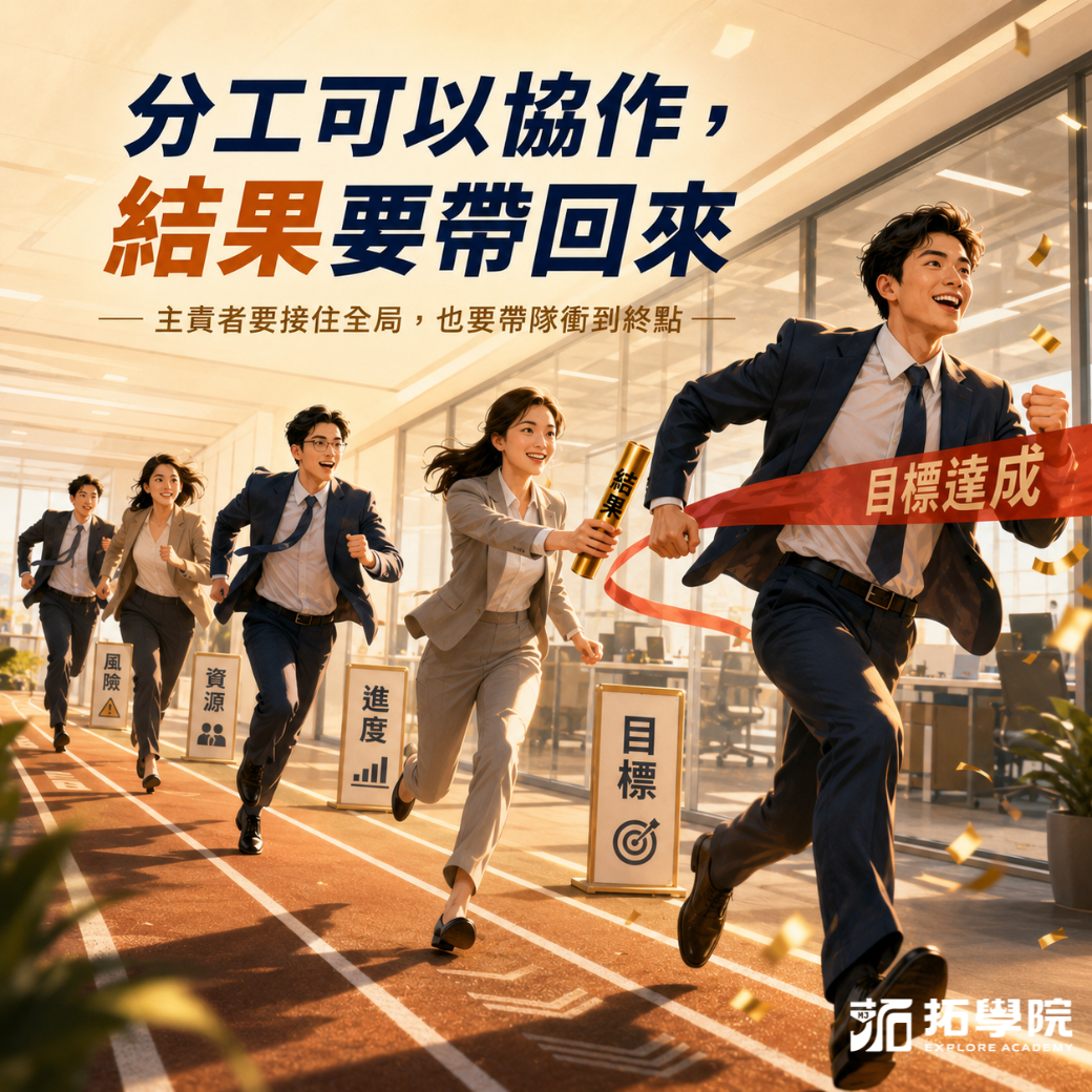 專案交到你手上，就要想辦法把結果帶回來