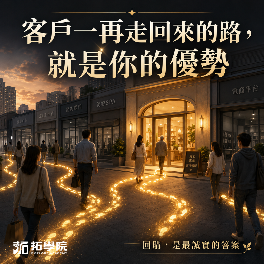 企業的絕對優勢，藏在客戶持續選擇你的原因裡
